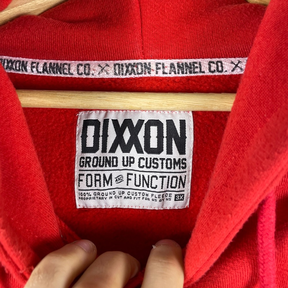 Dixxon Hoodie Mens 3X Red Premium Workforce USA Graphic Pullover - Picture 8 of 10